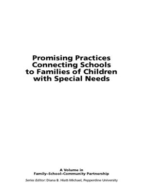 cover image of Promising Practices Connecting Schools to Families of Children with Special Needs